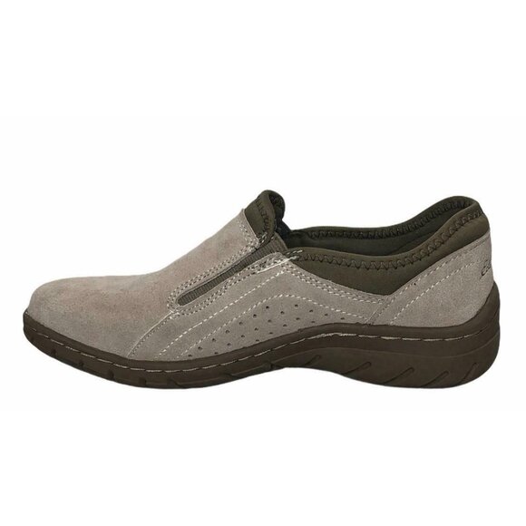 Eddie Bauer Deep Cushioning Birch Bay Beige Suede Leather Loafer Womens 6 M Shoe - Picture 11 of 12